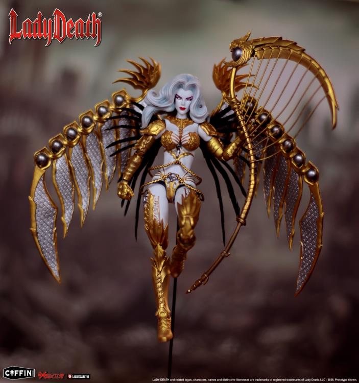 Executive Replicas Lady Death (Gold Ver.) 1/12 Scale Action Figure - View 5
