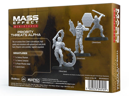 Modiphius Mass Effect: The Board Game Priority Threats Alpha Resin Miniatures Set - View 5