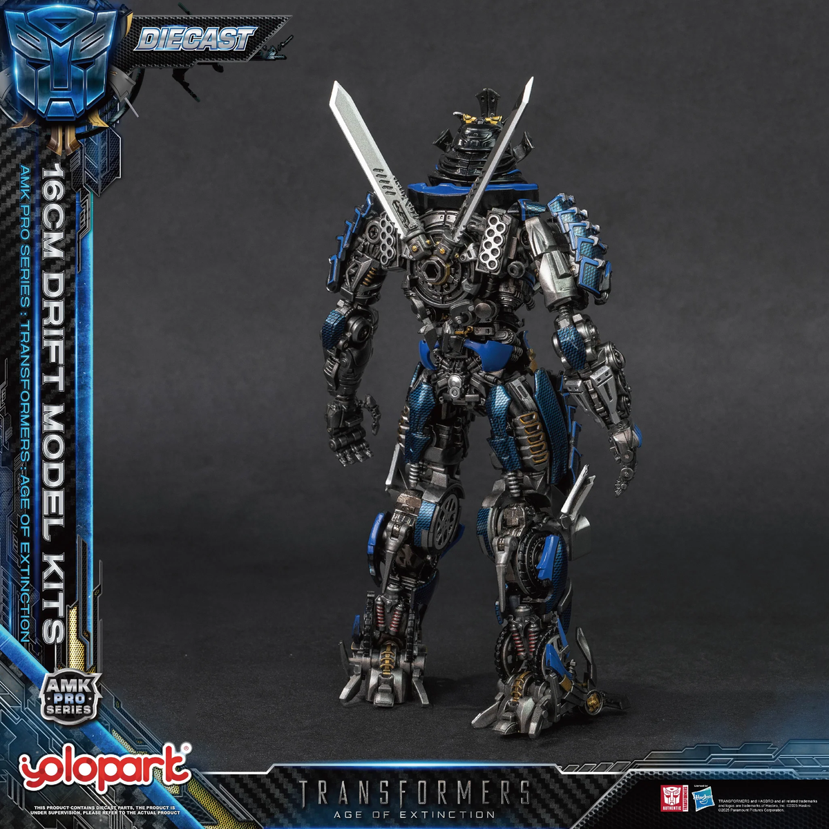 Yolopark Transformers: Age of Extinction AMK Pro Drift 6.3-Inch Model Kit - View 6