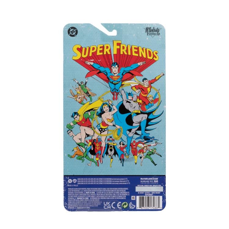 McFarlane Toys Super Friends DC Retro Superman Plastic Action Figure - View 9