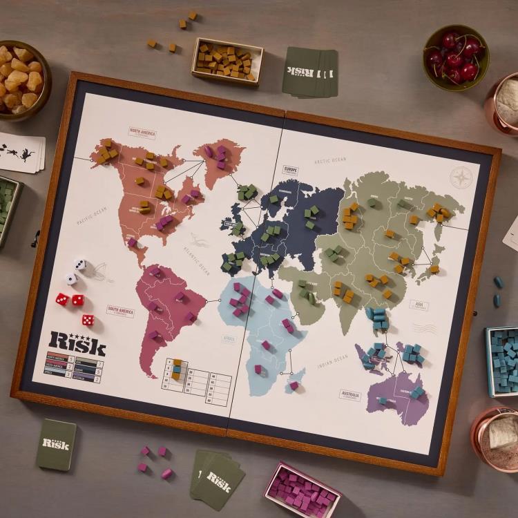 WS Game Company Risk Grand Folding Edition Strategy Board Game - View 3