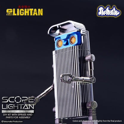 Shohoriku Golden Warrior Gold Lightan Scope Lightan Model Kit, 5.9-Inch - View 7