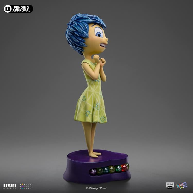 Iron Studios Inside Out 2 Joy 1/10 Art Scale Limited Edition Statue - View 9
