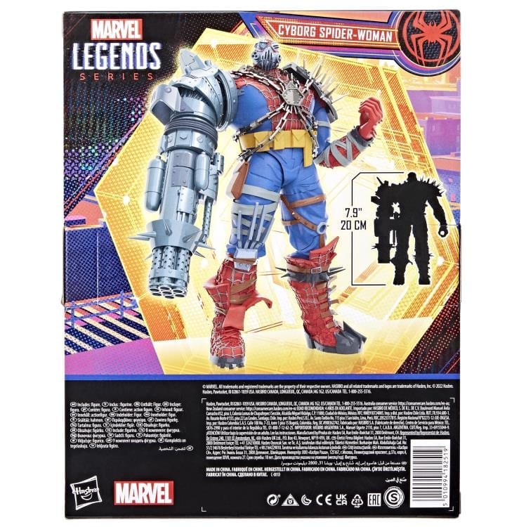 Hasbro Spider-Man: Across the Spider-Verse Marvel Legends Deluxe Cyborg Spider-Woman Action Figure - View 9