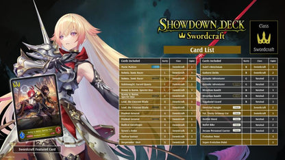 Bushiroad Creative Shadowverse: Evolve Swordcraft English Edition Showdown Deck - View 3