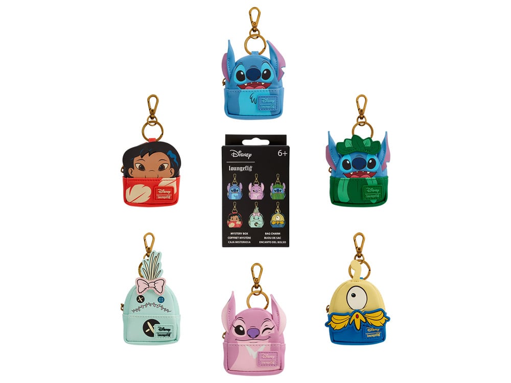 Loungefly Lilo & Stitch Cosplay Random Mini Backpack Bag Charm 3-Inch - View 2