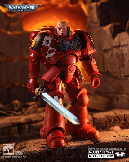 McFarlane Toys Warhammer 40,000 Blood Angels Assault Intercessor Sergeant Plastic Action Figure - View 3