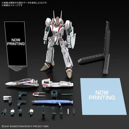 Bandai Macross Frontier HG VF-25F Messiah Valkyrie (Alto Custom) 1/100 Scale Model Kit Deluxe Set - View 9