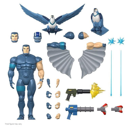 Super7 SilverHawks Ultimates! Steelwill Plastic Action Figure - View 4