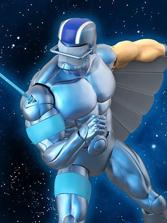 Super7 SilverHawks Ultimates! Steelwill Plastic Action Figure