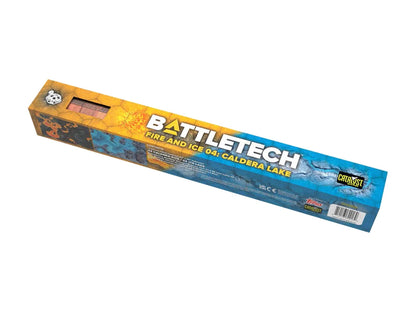 Catalyst Game Labs BattleTech BattleMat Fire and Ice 04 Caldera Lake 22-Inch Neoprene Map - View 2