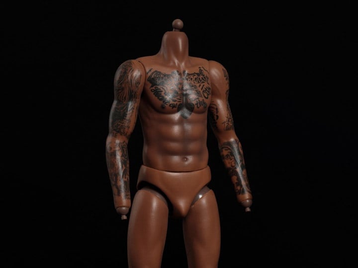 AD Body Male 1/6 Scale Plastic Seamless Body (AD-28) - View 2