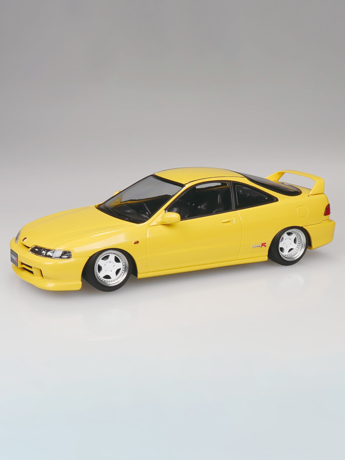 Aoshima Snap Kit No.22CU-SY Honda DC2 Integra Type R Custom Wheel (Sunlight Yellow) 1/32 Scale Model Kit