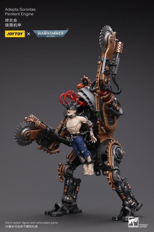JoyToy Warhammer 40K Adepta Sororitas Penitent Engine 1/18 Scale Plastic Action Figure 9.5-Inch - View 10