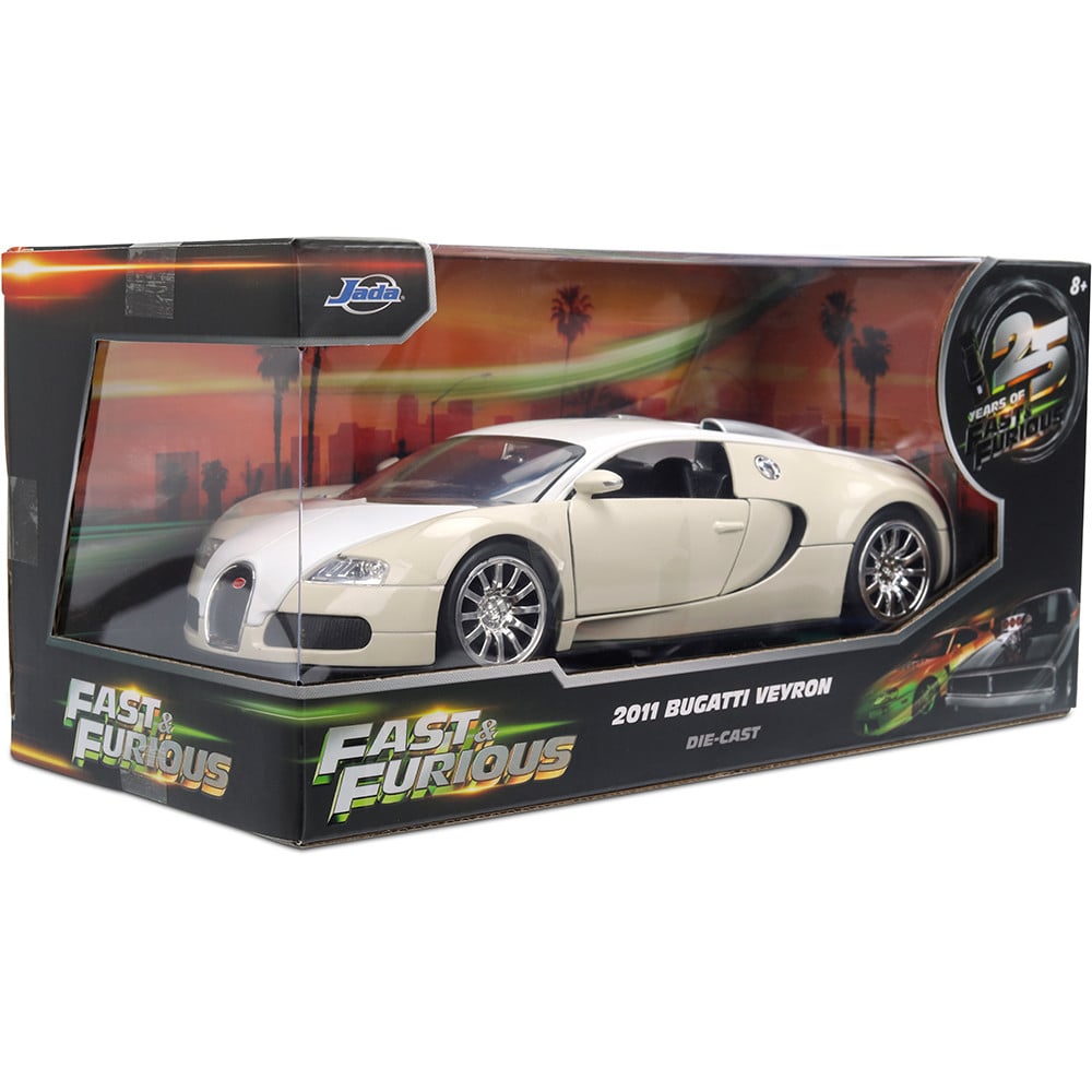 Jada Toys Fast & Furious 2011 Bugatti Veyron 1/24 Scale Die-Cast Model Car - View 11