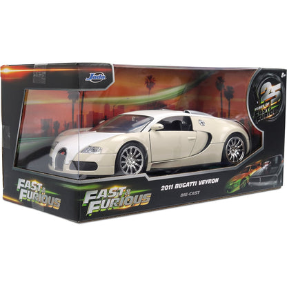 Jada Toys Fast & Furious 2011 Bugatti Veyron 1/24 Scale Die-Cast Model Car - View 11