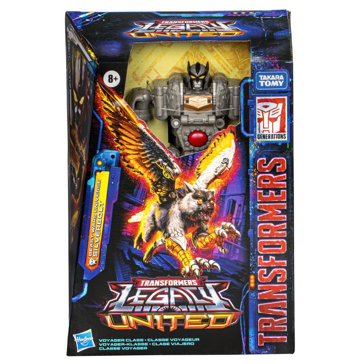 Hasbro Transformers: Legacy United Voyager Beast Wars Universe Silverbolt Plastic Action Figure - View 13