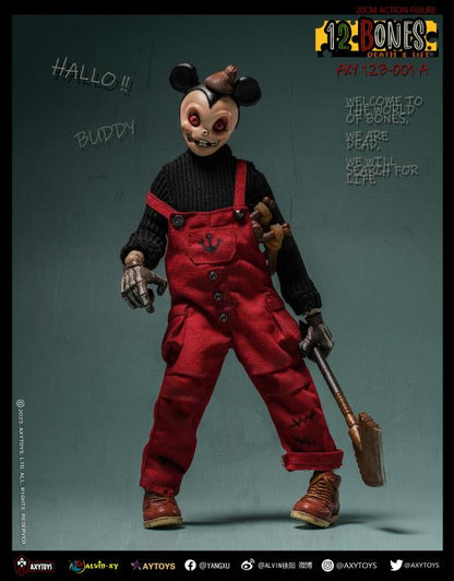 AxyToys 12 Bones Mouse (1A) 8-Inch Plastic Action Figure - View 3