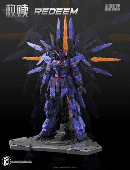 ZaoWorkshop Saint Armor Redeem 1/100 Scale Plastic Model Kit, 8.3-Inch - View 3