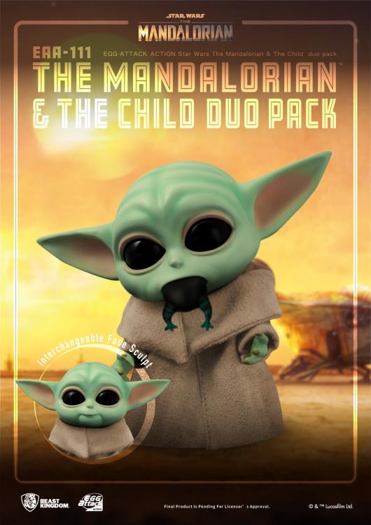 Beast Kingdom Egg Attack Action EAA-111 Star Wars The Mandalorian & The Child Duo Pack - View 8