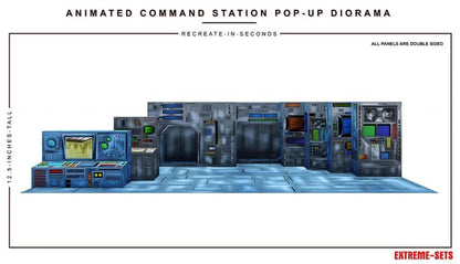 Extreme-Sets Animated Command Station 1/12 Scale Pop-Up Diorama from the Multiverse Collection - View 3