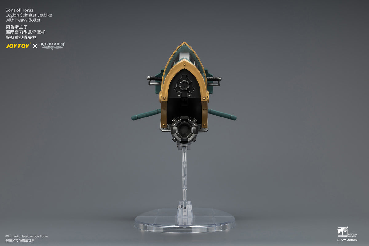 JoyToy Warhammer The Horus Heresy Sons of Horus Legion Scimitar Jetbike with Heavy Bolter 1/18 Scale Vehicle - View 7