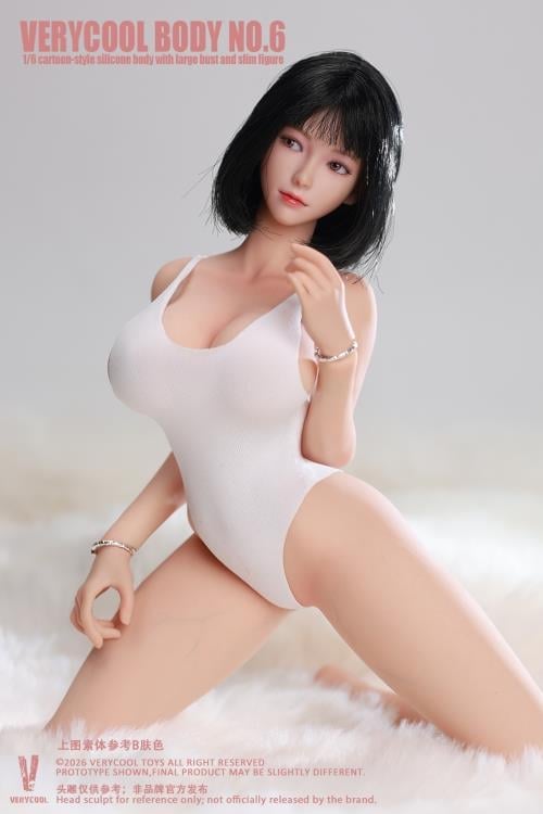 Very Cool Female Body No.6 Voluptuous Physique (Ver. C) 1/6 Scale Silicone Figure - View 8