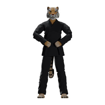 Icon Heroes Zoo Jitsu Fighters Tiago the Tiger Black Gi Action Figure - View 7