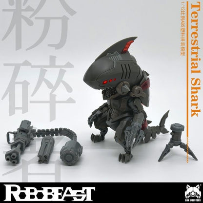 Box Industries RoboBeast Terrestrial Shark 1/12 Scale Plastic Model Kit - View 11