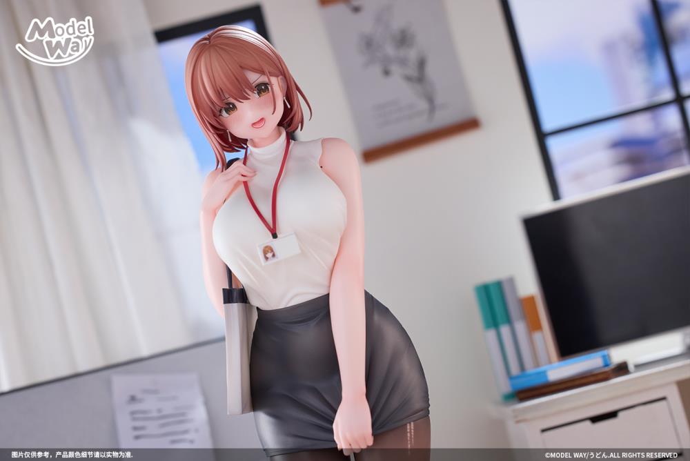 ModelWay Udon Illustration OL-chan 1/6 Scale Figure 11-Inch - View 9