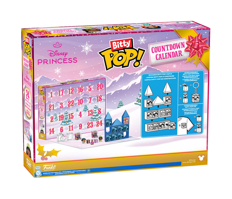 Funko Disney Princess Bitty Pop! Countdown Calendar with Vinyl Figures - View 5
