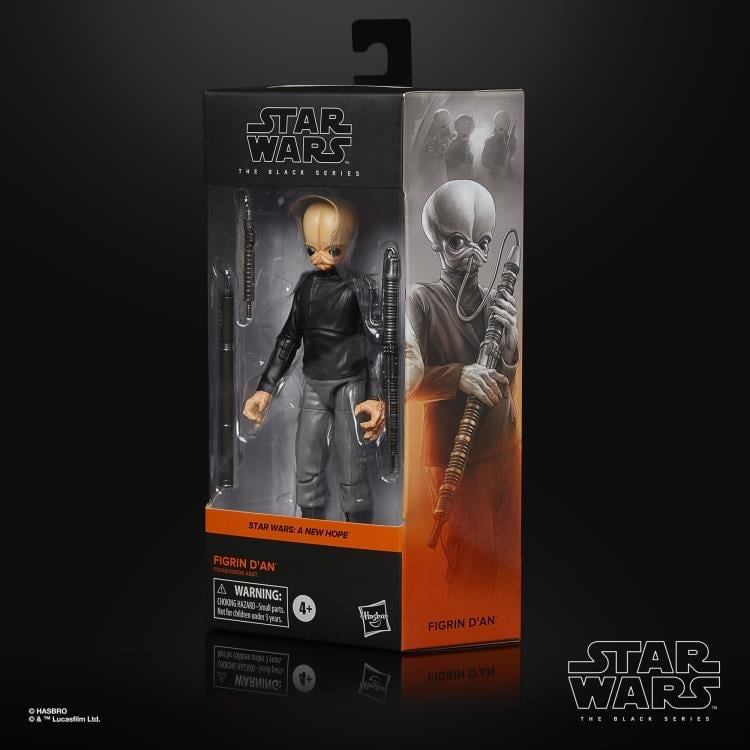 Hasbro Star Wars: The Black Series 6-Inch Figrin D'an A New Hope Plastic Action Figure - View 10