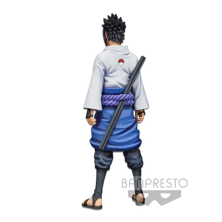 Bandai Naruto: Shippuden Grandista Manga Dimensions Sasuke Uchiha 10.6-Inch Figure - View 6