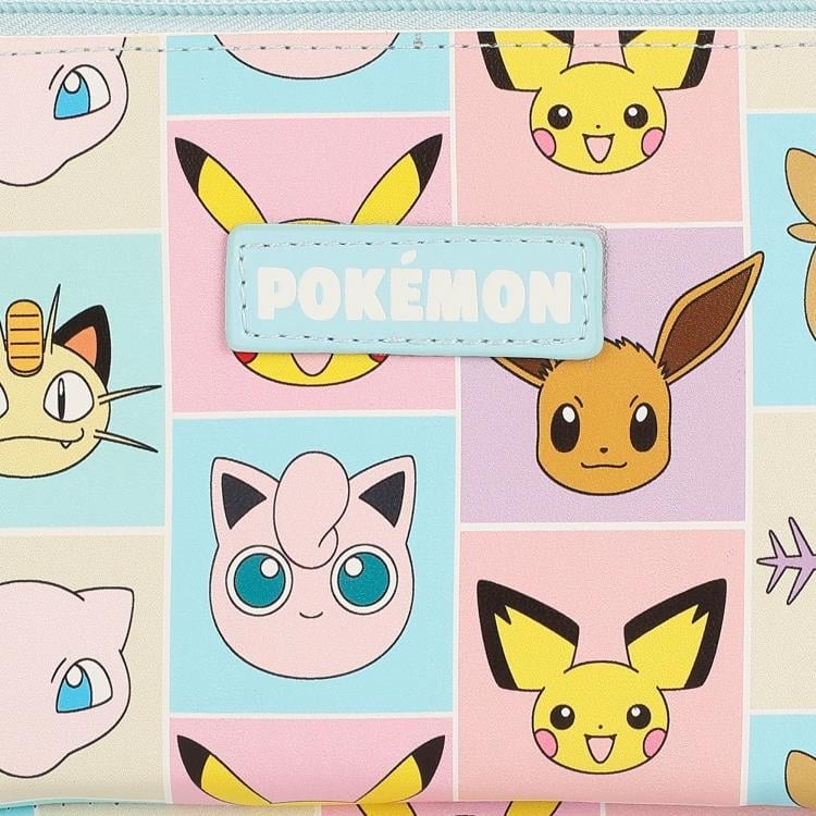 Bioworld Pokemon Cosmetic Bag with Pikachu, Eevee and Mew, 4.5-Inch - View 5