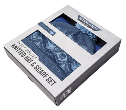 AAA Merchandise Warhammer 40,000 Space Wolves Knitted Hat and Scarf Set - View 5