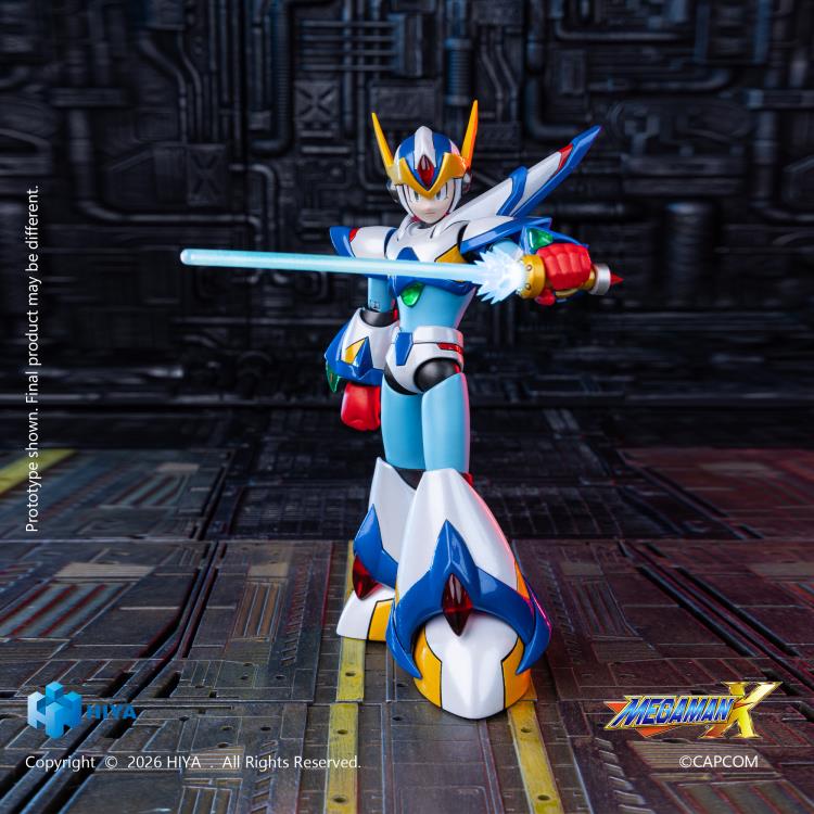 Hiya Toys Mega Man X Exquisite Basic X (Falcon Armor Ver.) 6-Inch Action Figure - View 5