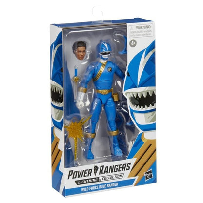Hasbro Power Rangers Wild Force Lightning Collection Blue Ranger Plastic Figure - View 22