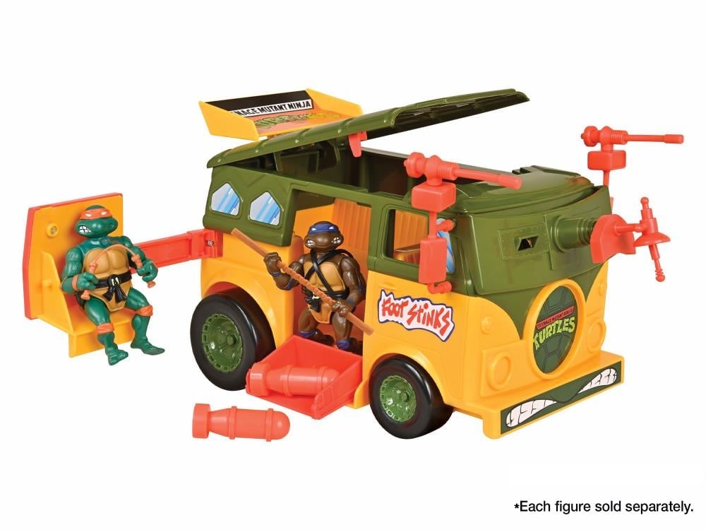 Playmates Teenage Mutant Ninja Turtles Classic Original Party Wagon Vehicle - View 4