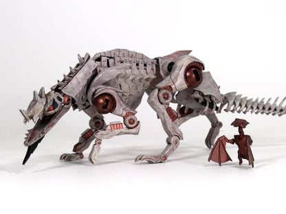Creative Beast Studio Cyberzoic Razorhound Achillobator Armor Unit 1/18 Scale Accessory Set - View 2