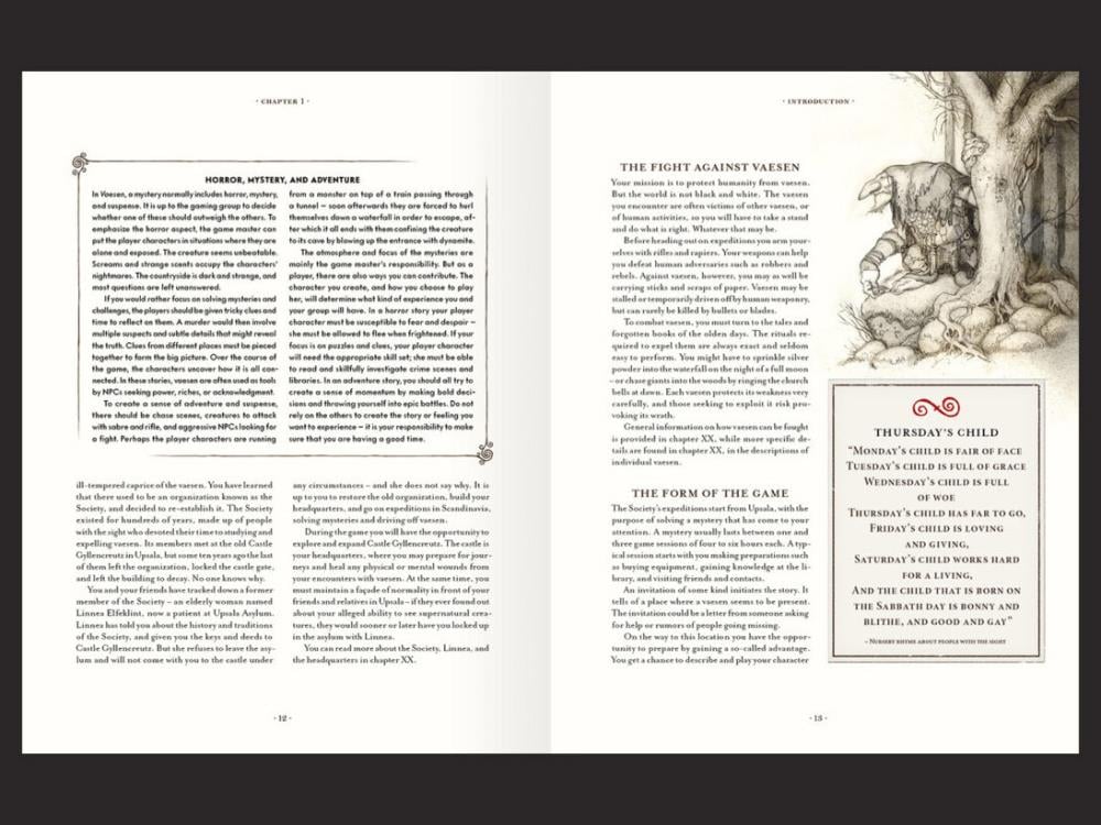 Free League Publishing Vaesen Nordic Horror Roleplaying Revised Edition Book - View 6