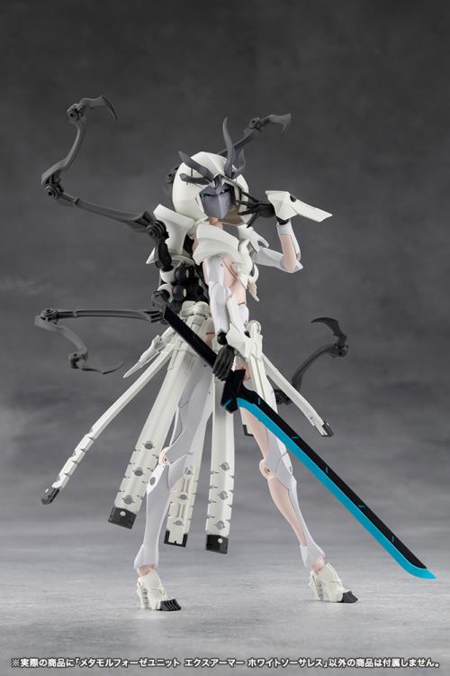 Kotobukiya Megalomaria Unlimited Universe Metamorphose Unit Exarmor White Sorceress 7-Inch Collectible - View 14