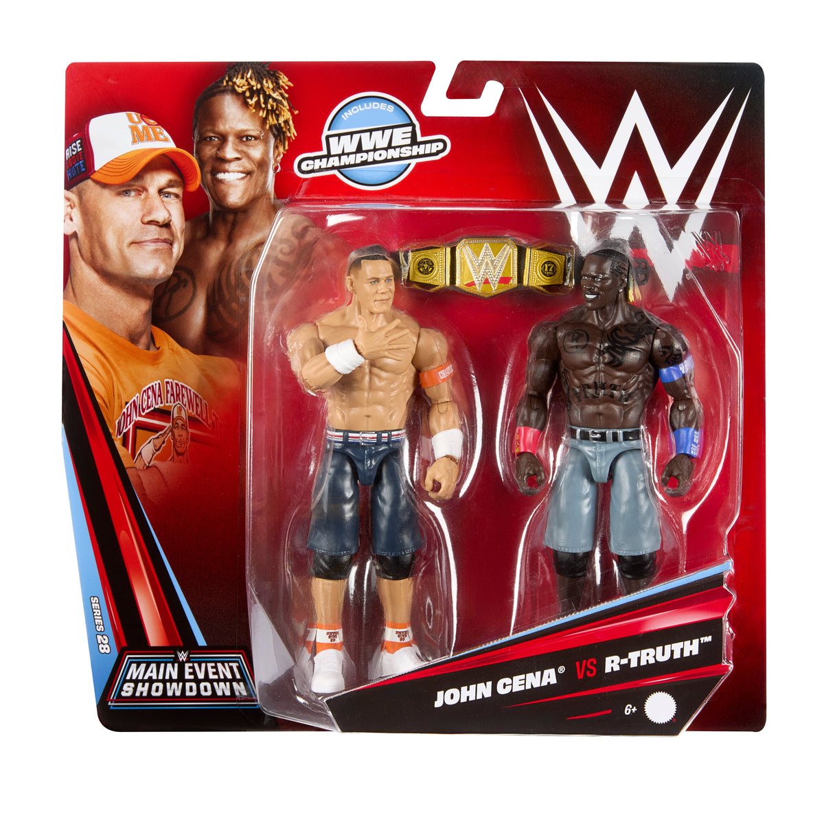 Mattel WWE Championship Showdown Series 28 John Cena vs. R-Truth Two-Pack - View 6