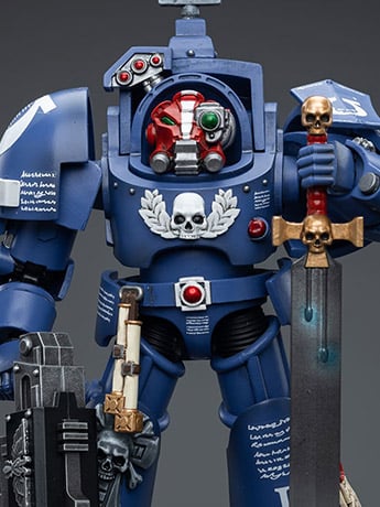 JoyToy Warhammer 40K Ultramarines Terminators Sergeant Terconon 1/18 Scale Action Figure