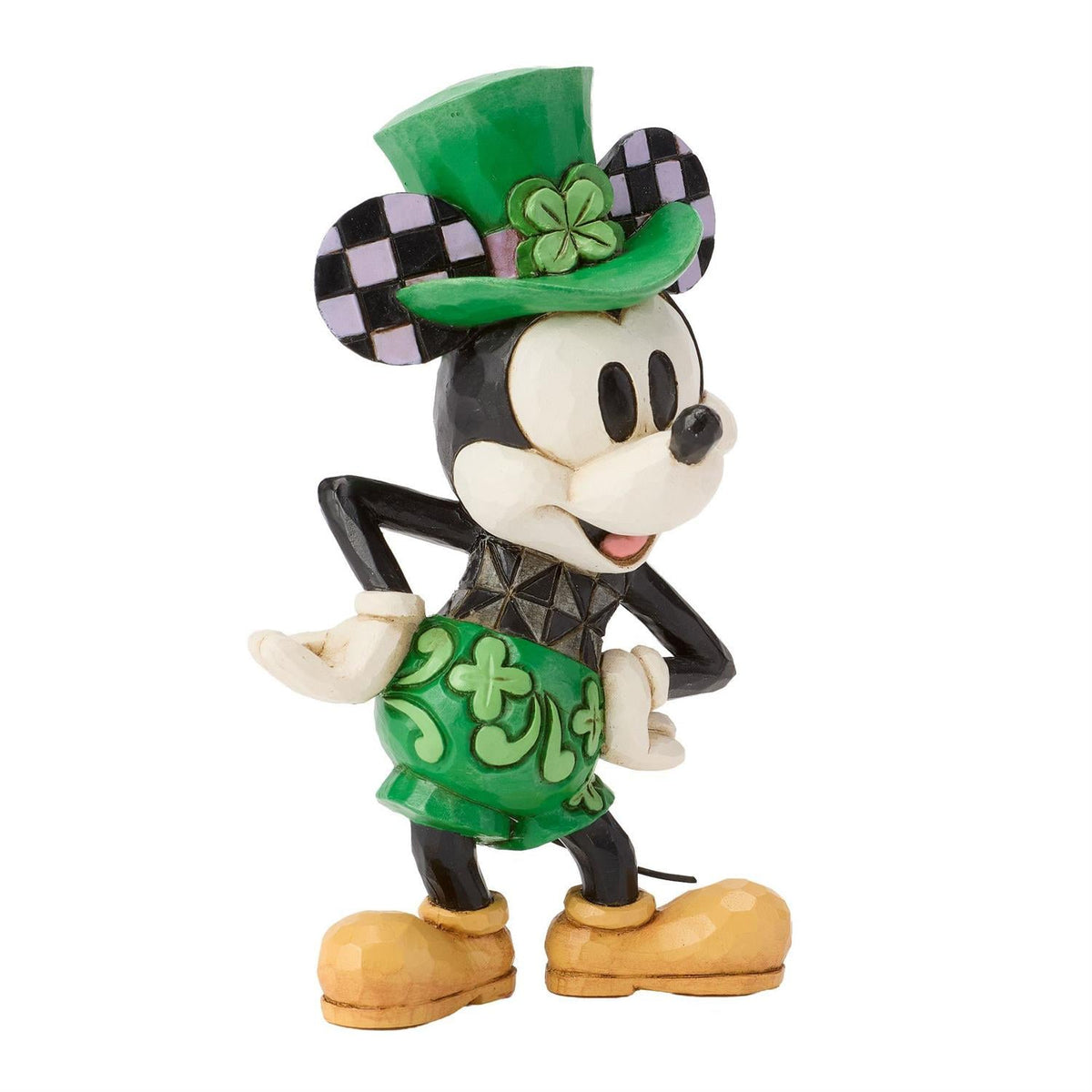 Enesco Disney Traditions Mickey St. Patricks Jim Shore 4-Inch Mini Figurine - View 4