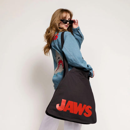 Cakeworthy Jaws Oversized Tote Bag 19-Inch with Jaws Design - View 5