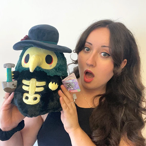 Squishable Mini Graveyard Plague Doctor 10.5-Inch Soft Plush Toy Collectible - View 6