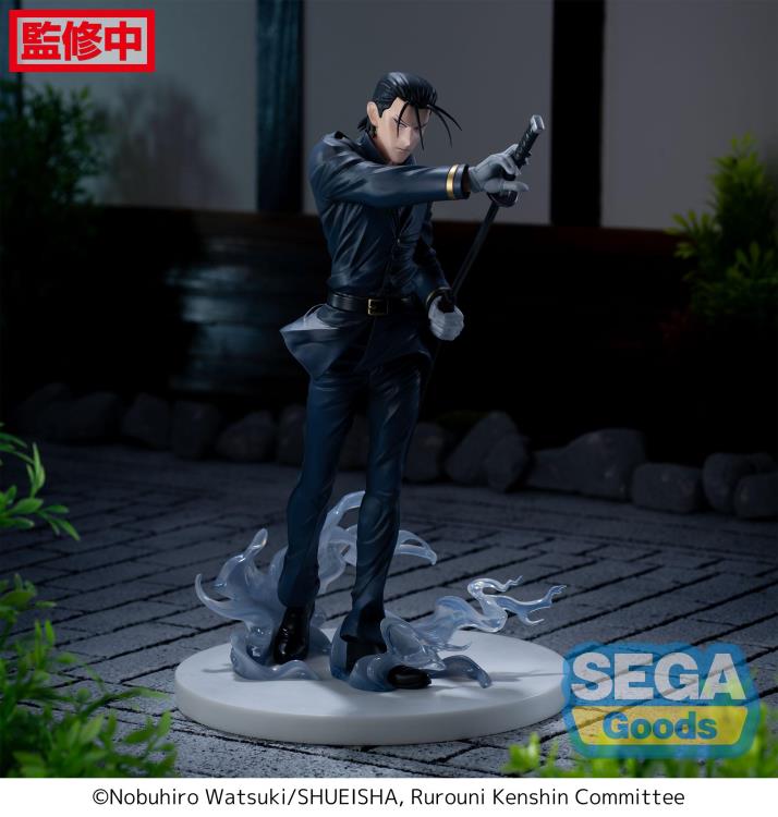 Sega Luminasta Rurouni Kenshin: Meiji Swordsman Romantic Story Hajime Saito PVC Figure, 8.3-Inch - View 3