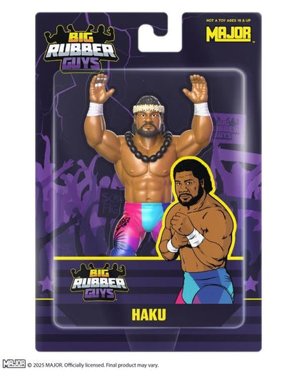 Major Big Rubber Guys Haku 8-Inch Wrestling Figure - View 3