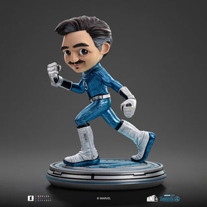 Iron Studios Marvel Fantastic Four: First Steps MiniCo Team (Metallic Ver.) Exclusive 4-Pack Figure Set - View 6