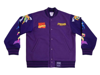 Cakeworthy Marvel Comics Spider-Man '90s Varsity Jacket - View 8